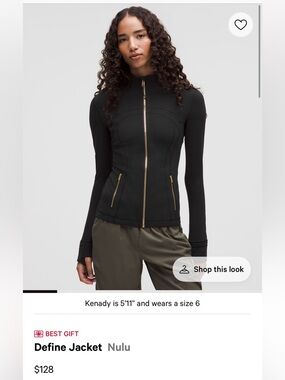 Define Jacket Nulu - Black/Gold